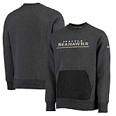 Men's Seattle Seahawks Nike Championship Drive Gold Collection Hybrid Fleece Performance Sweatshirt Charcoal FengYun,baseball caps,new era cap wholesale,wholesale hats